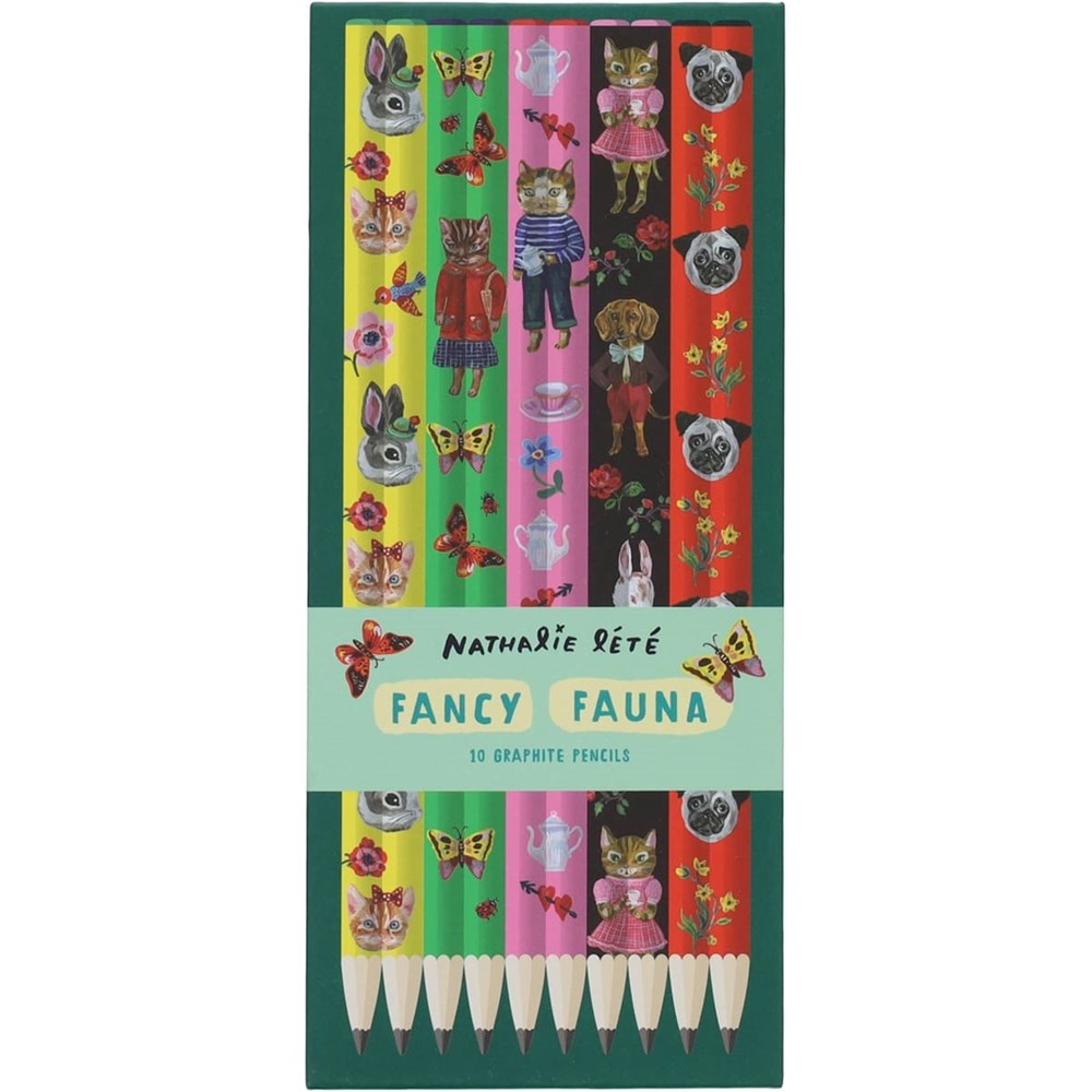 Fancy Fauna Graphite Pencils