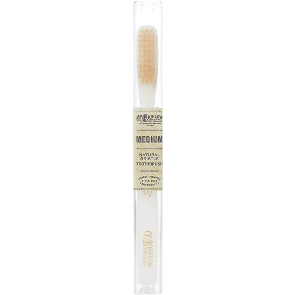 Natural Bristle Toothbrush - Medium Ivory